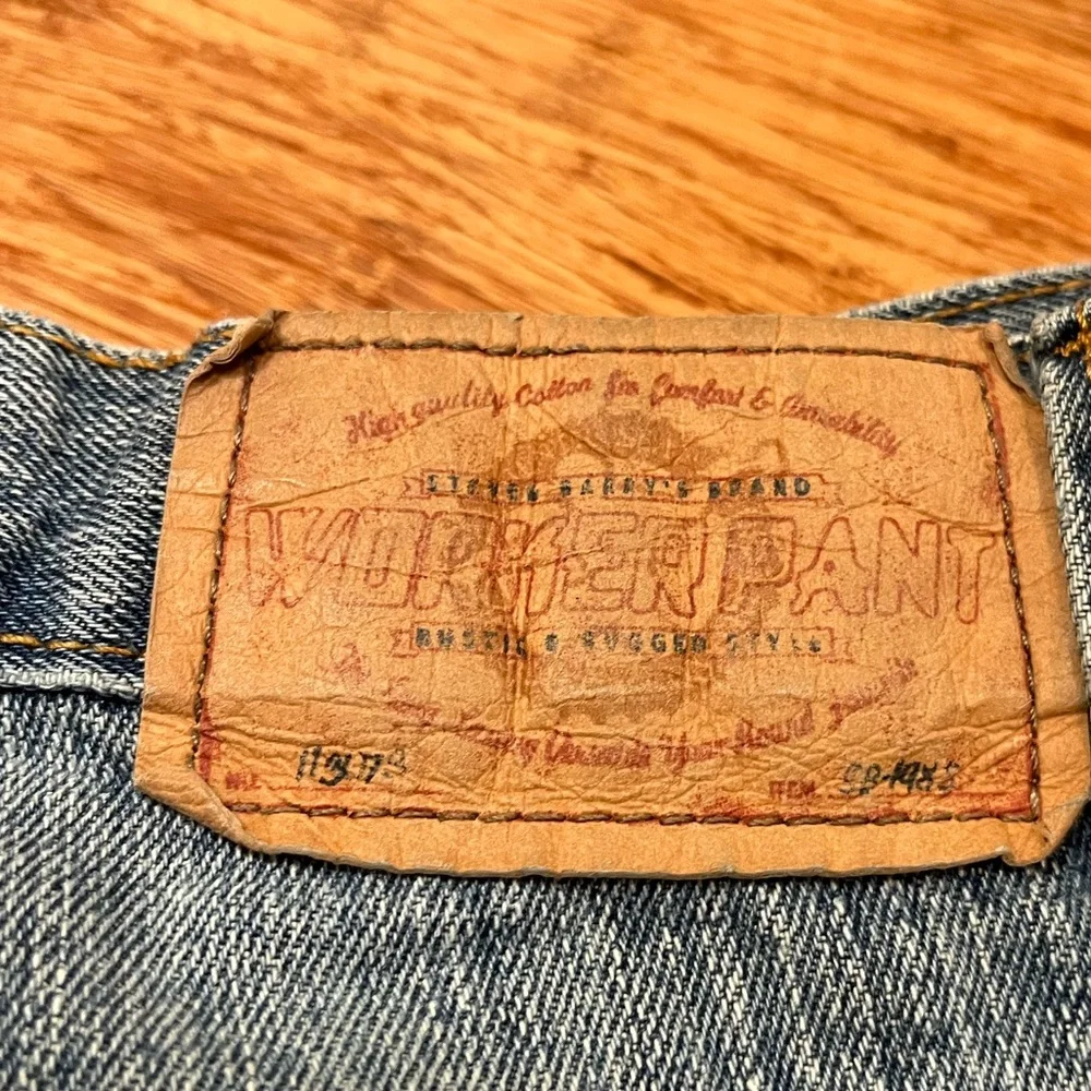 Steve & Barry's Light Wash Worker Pant Straight Leg Jeans. Size 32